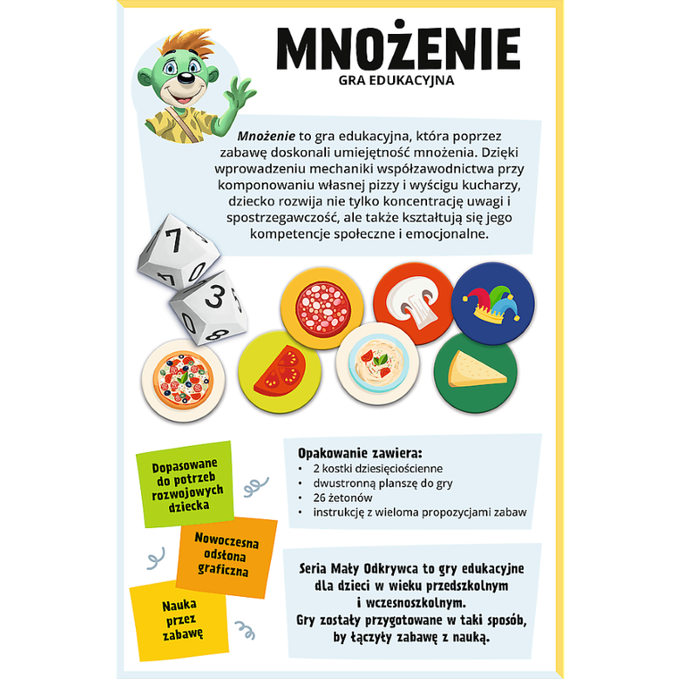 Trefl, Rodzina Treflików, Mały Odkrywca, Mnożenie, gra edukacyjna