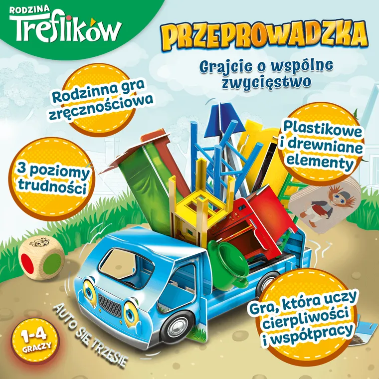 Trefl, Rodzina Treflików, Przeprowadzka, gra familijna