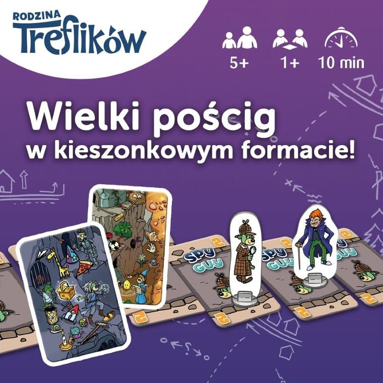 Trefl, Rodzina Treflików, Spy Guy 2, gra karciana