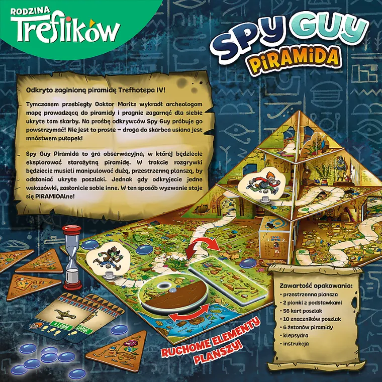 Trefl, Rodzina Treflików, Spy Guy Piramida, gra familijna