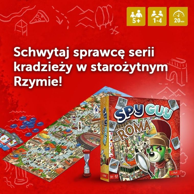Trefl, Rodzina Treflików, Spy Guy Roma, gra familijna