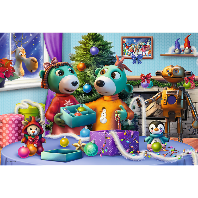 Trefl, Rodzina Treflików, Święta, puzzle, 100 elementów