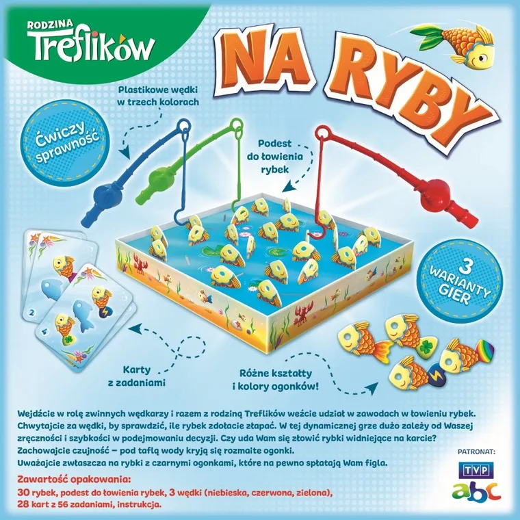 Trefl, Rodzina Treflików, Trefliki Na Ryby, gra zręcznościowa