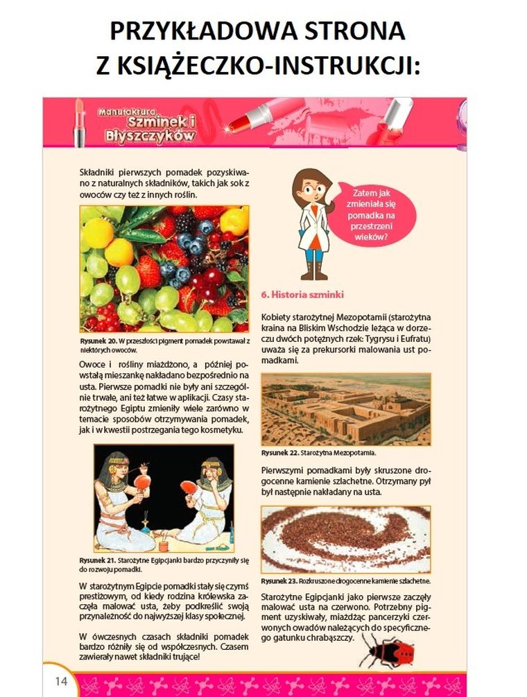 Trefl, Science4You, Manufaktura szminek i błyszczyków, zestaw M