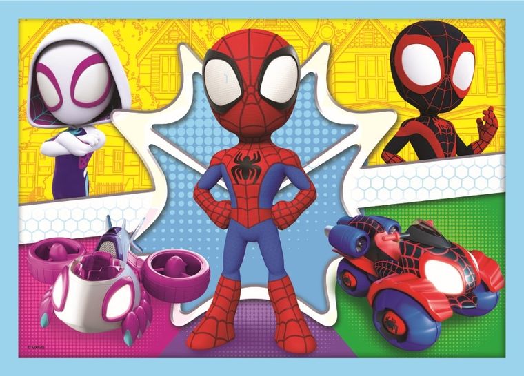 Trefl, Spidey i super-kumple, Ekipa Spidey'a, puzzle 4w1