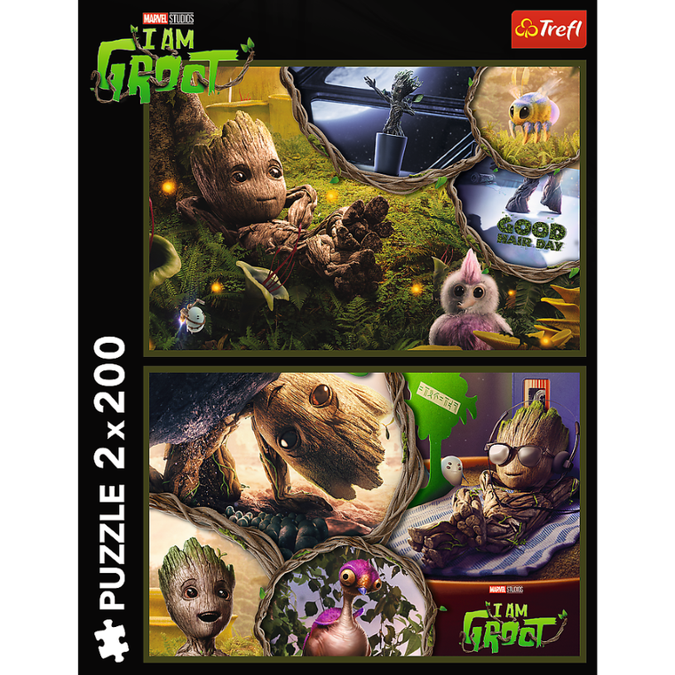 Trefl, Strażnicy Galaktyki, Ja jestem Groot, puzzle, 2-200 elementów