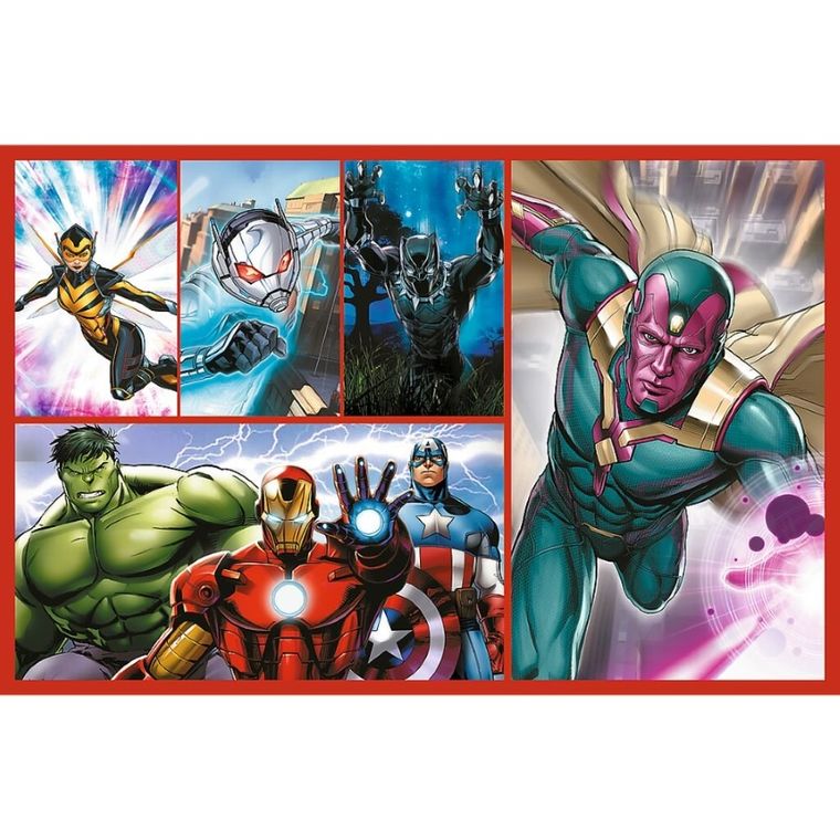 Trefl, The Avengers, Zostań bohaterem, puzzle, 2-70 elementów