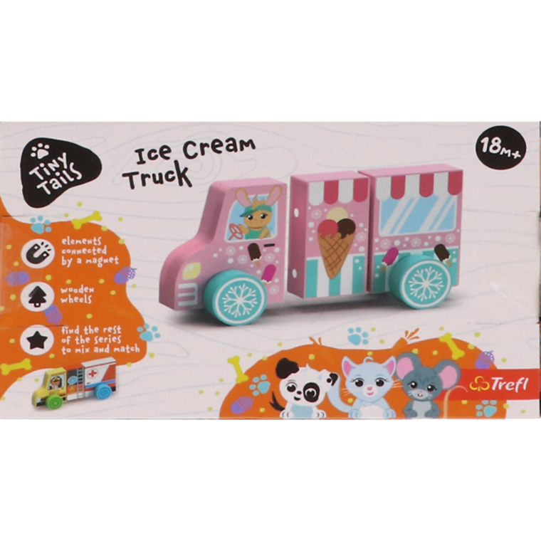 Trefl, Tiny Tails, Lodziarnia, zabawka drewniana