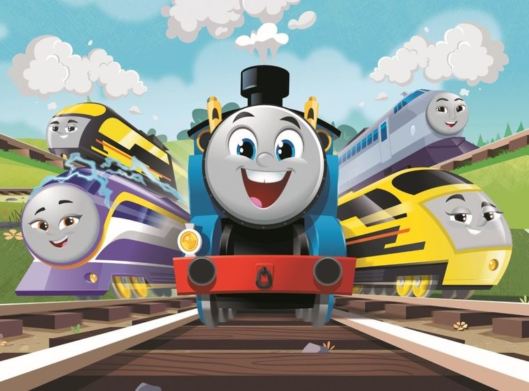 Trefl, Tomek i Przyjaciele, Z Tomkiem jest wesoło, puzzle, 20 elementów