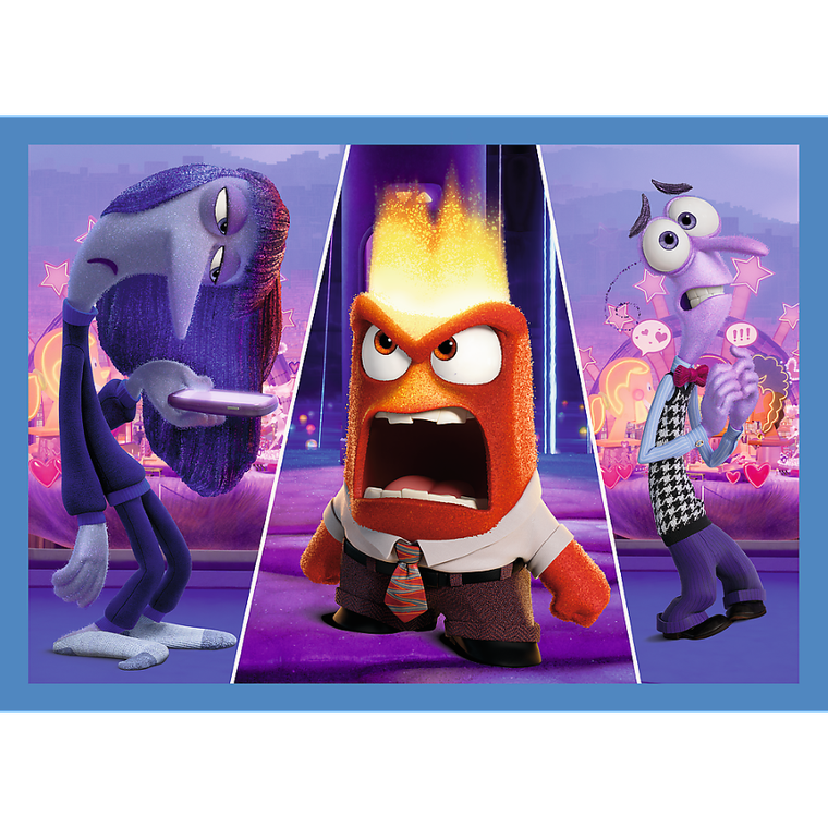 Trefl, W głowie się nie mieści 2, Emocje rządzą, puzzle 4w1, 207 elementów