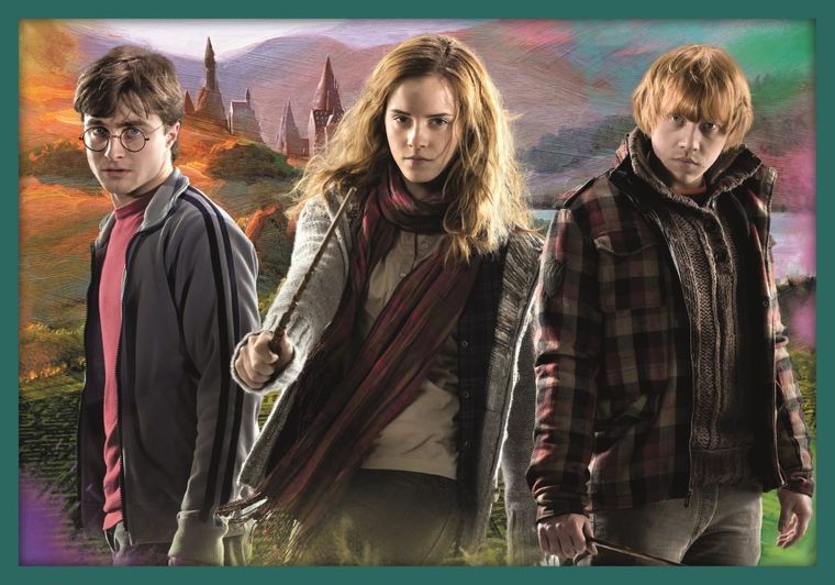 Trefl, W świecie Harrego Pottera, puzzle 10w1