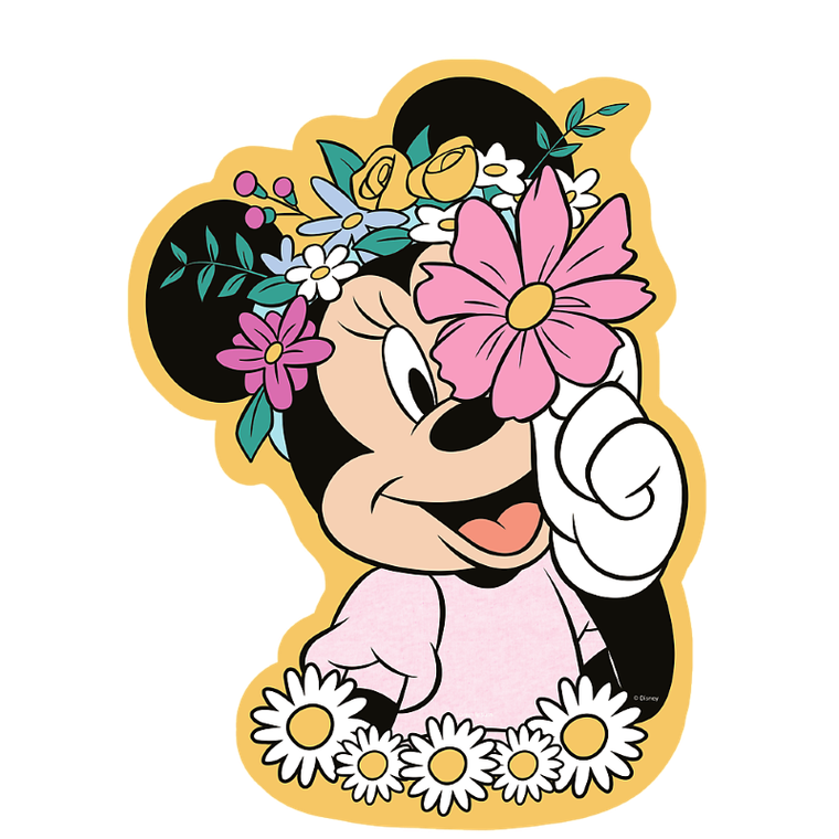 Trefl, Wood Craft Junior, Myszka Minnie, W świecie Minnie, puzzle drewniane, 50 elementów