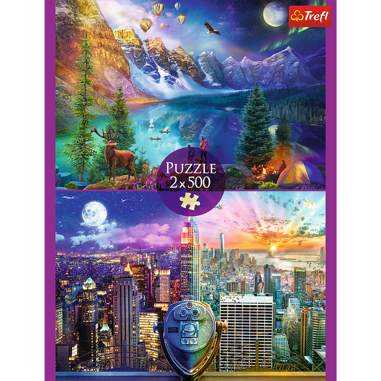 Trefl, Wycieczka po Ameryce, puzzle, 2-500 elementów