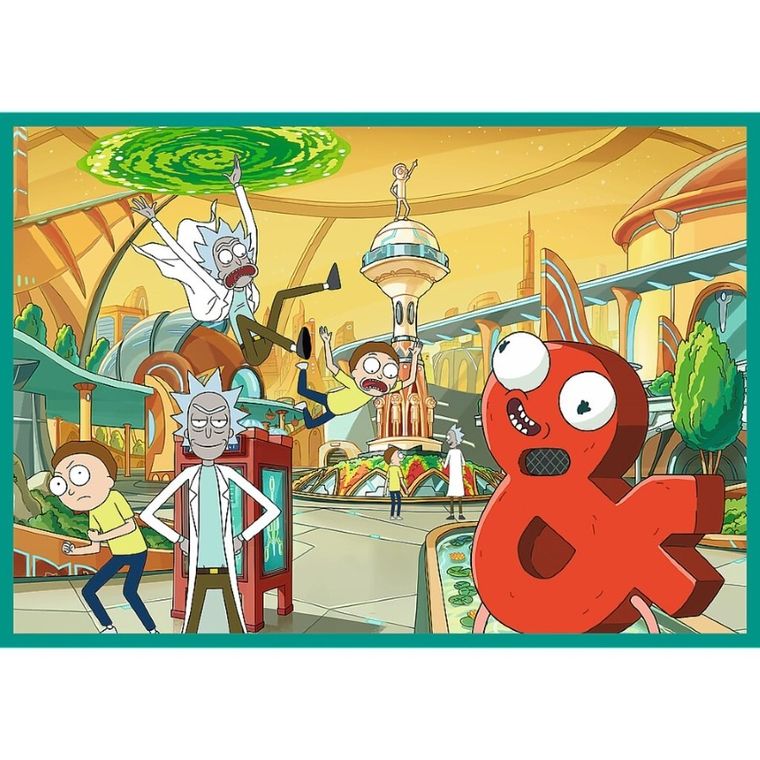 Trefl, Zakręcony świat Ricka i Morty'ego, puzzle, 4-250 elementów