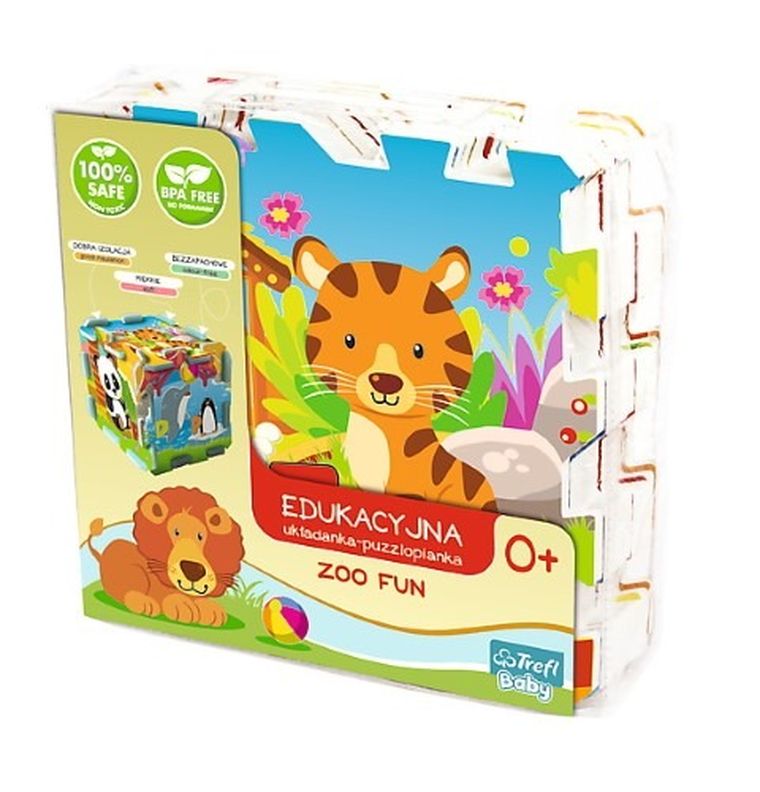 Trefl, Zoo Fun, puzzle piankowe
