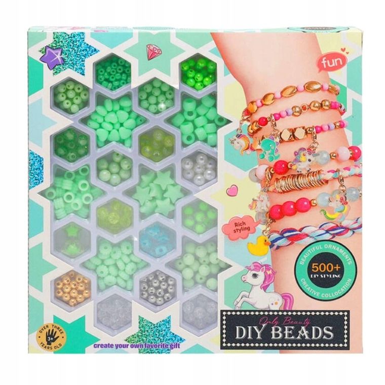 Trifox, koraliki do tworzenia biżuterii, zestaw kreatywny