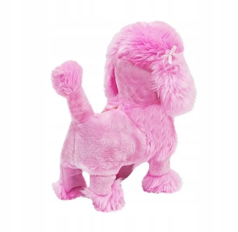 Trifox, pies pudel na smyczy, zabawka interaktywna