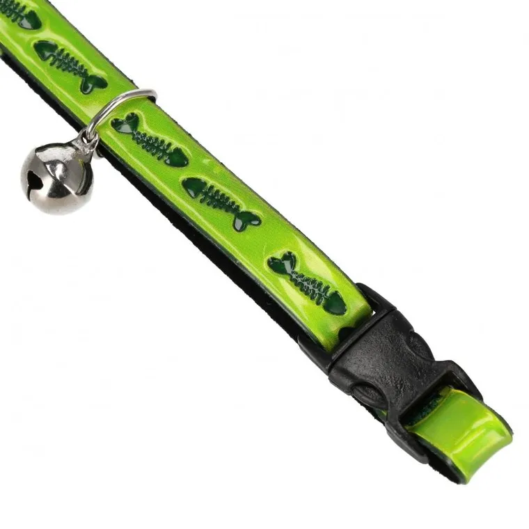 Trik&Roll, obroża dla kota z dzwonkiem, odblaskowa, 1 cm