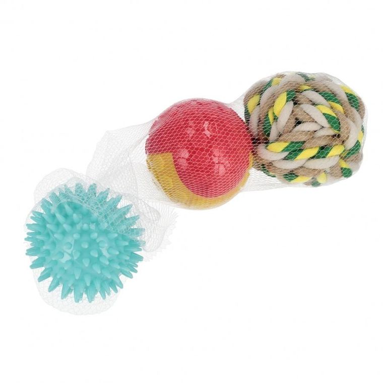 Trik&Roll, piłka dla psa, kolorowa, 3 szt.</li><li>