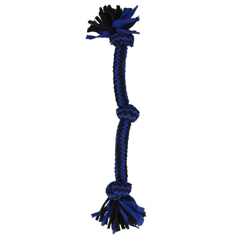 Trik&Roll, zabawka dla psa, szarpak supeł, niebieski, 50 cm