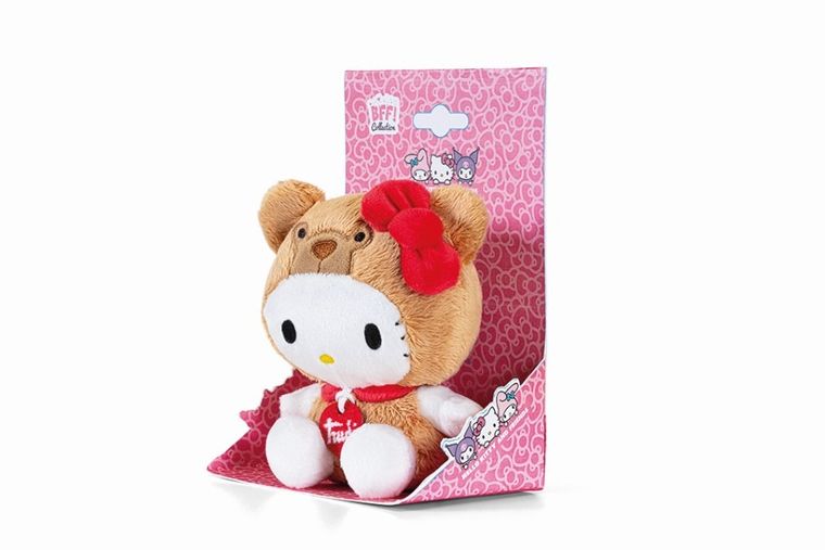 Trudi, Hello Kitty w kostiumie misia, maskotka, XS