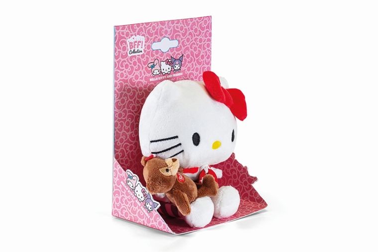 Trudi, Hello Kitty z misiem, maskotka, XS