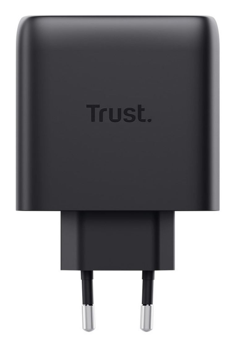 Trust, ładowarka, GaN 65W, 3xUSB-C, 1xUSB-A, czarna