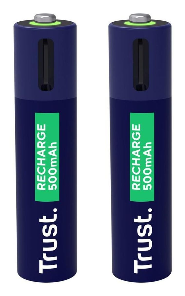 Trust, USB-C Rechargeable Batteries, baterie AAA, 2 szt.