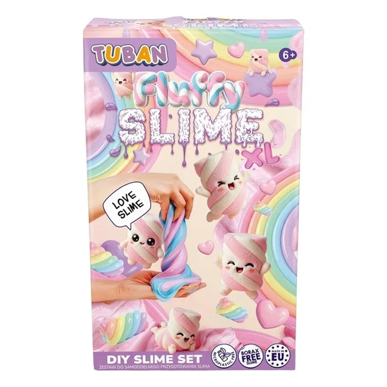 Tuban, Slime DIY, Fluffy, XL, zestaw kreatywny
