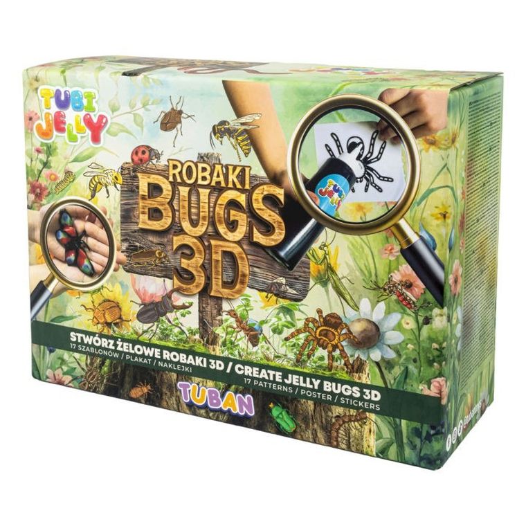 Tuban, Tubi Jelly, Robaki 3D, zestaw kreatywny