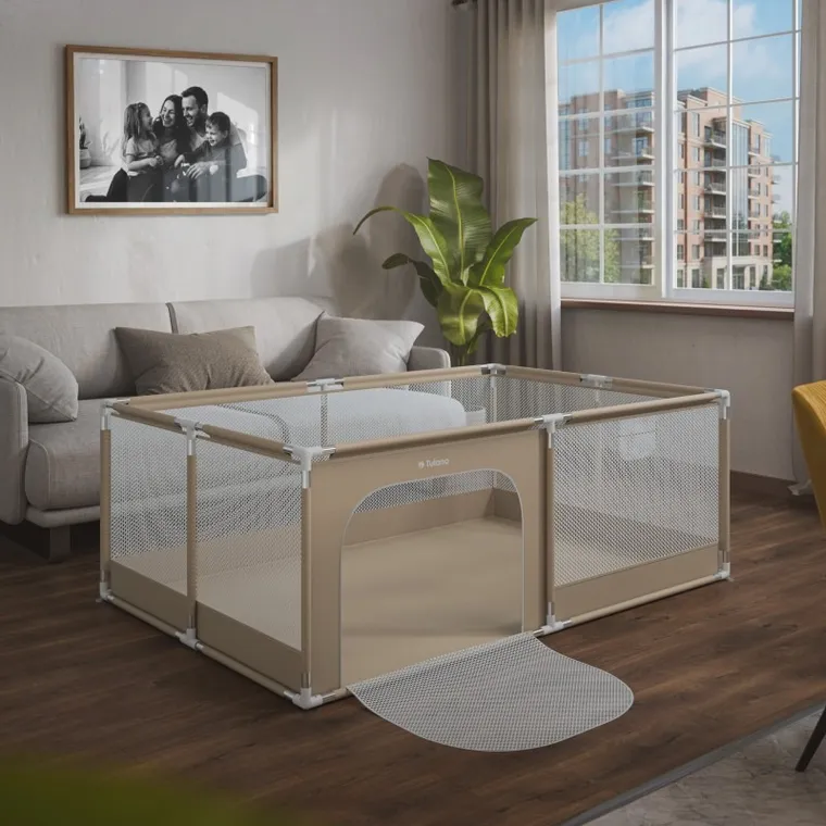 Tulano, Cozy 22, kojec dziecięcy, beige, 180 cm