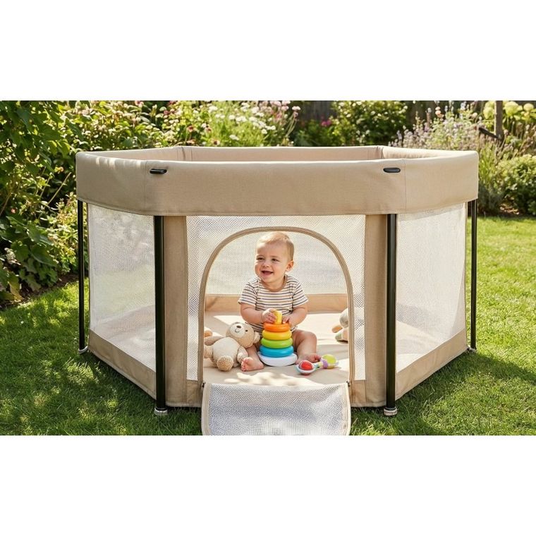 Tulano, Cozy 30, kojec dla dziecka składany, beige