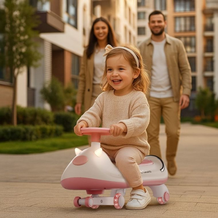 Tulano, Focus 45, jeździk grawitacyjny, pink