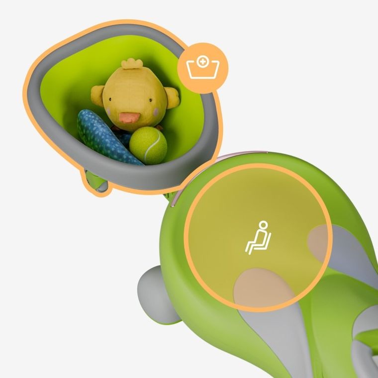 Tulano, Focus 55, jeździk grawitacyjny, green