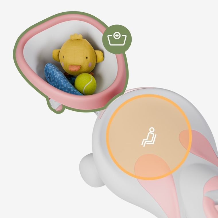 Tulano, Focus 55, jeździk grawitacyjny, pink