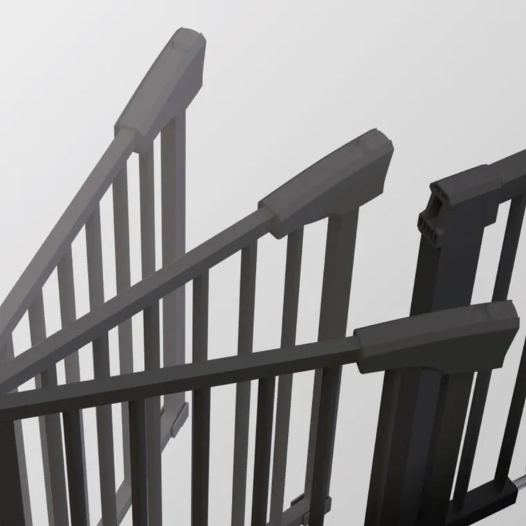 Tulano, Guardian 3.0, barierka zabezpieczająca, rozporowa, black