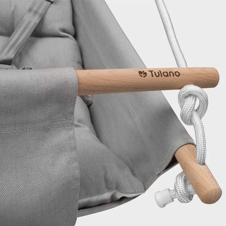 Tulano, Hop 40, huśtawka leżaczek, grey-white