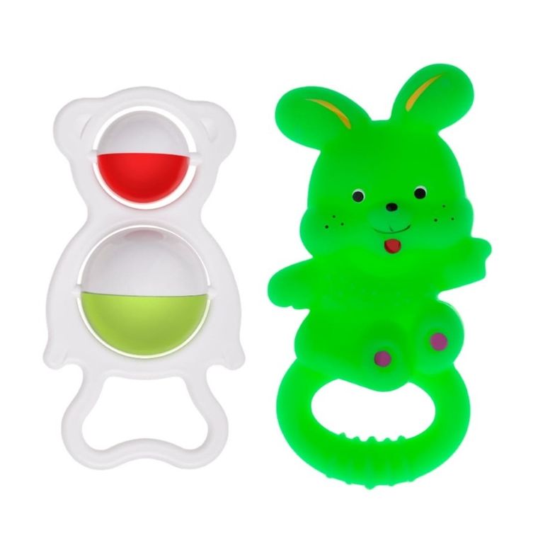 Tullo, gryzak z grzechotką, zając