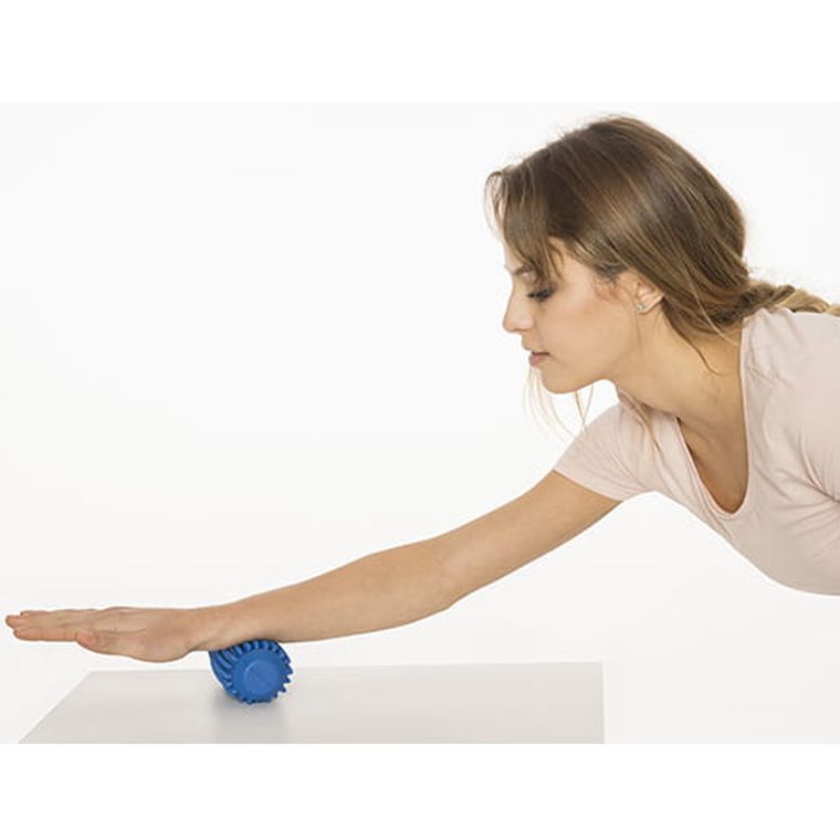Tullo, wałek do masażu, niebieski, 12.8 cm