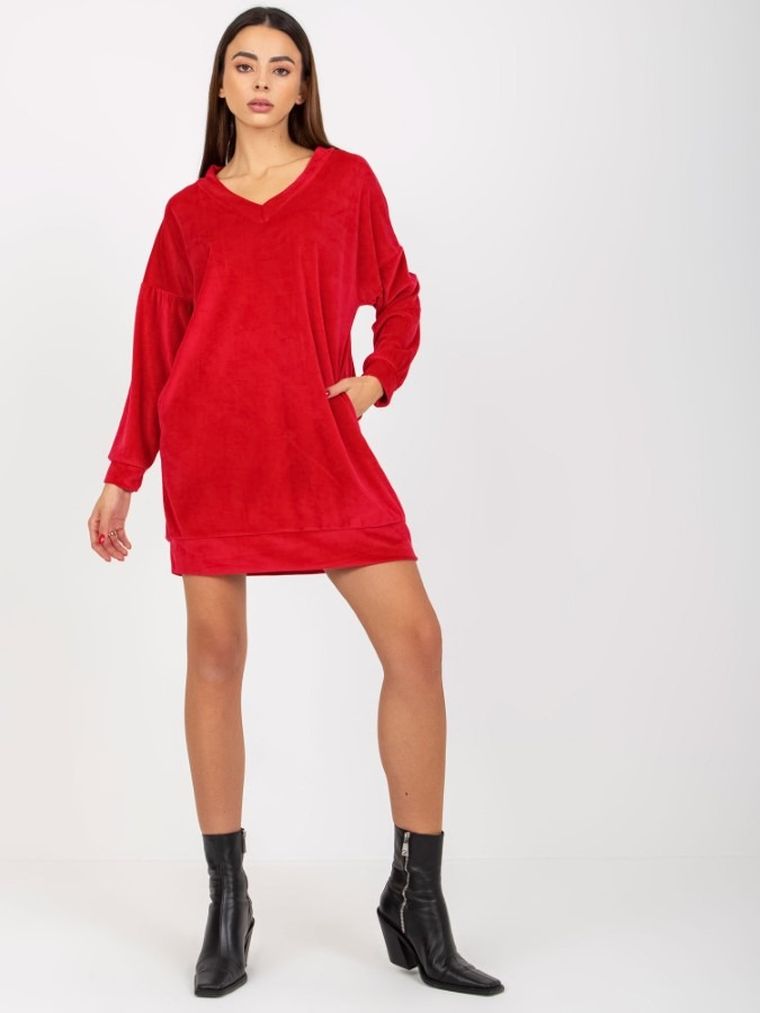 Tunika damska, czerwona, Rue Paris