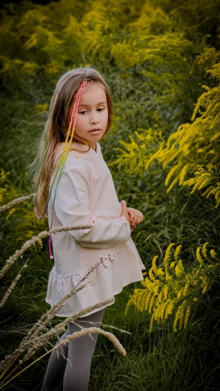 Tunika dziewczęca, różowa, Nicol