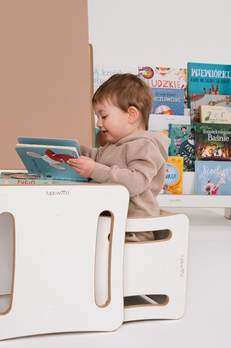 tupti.wood, Biggy, 2w1: krzesełko i stolik