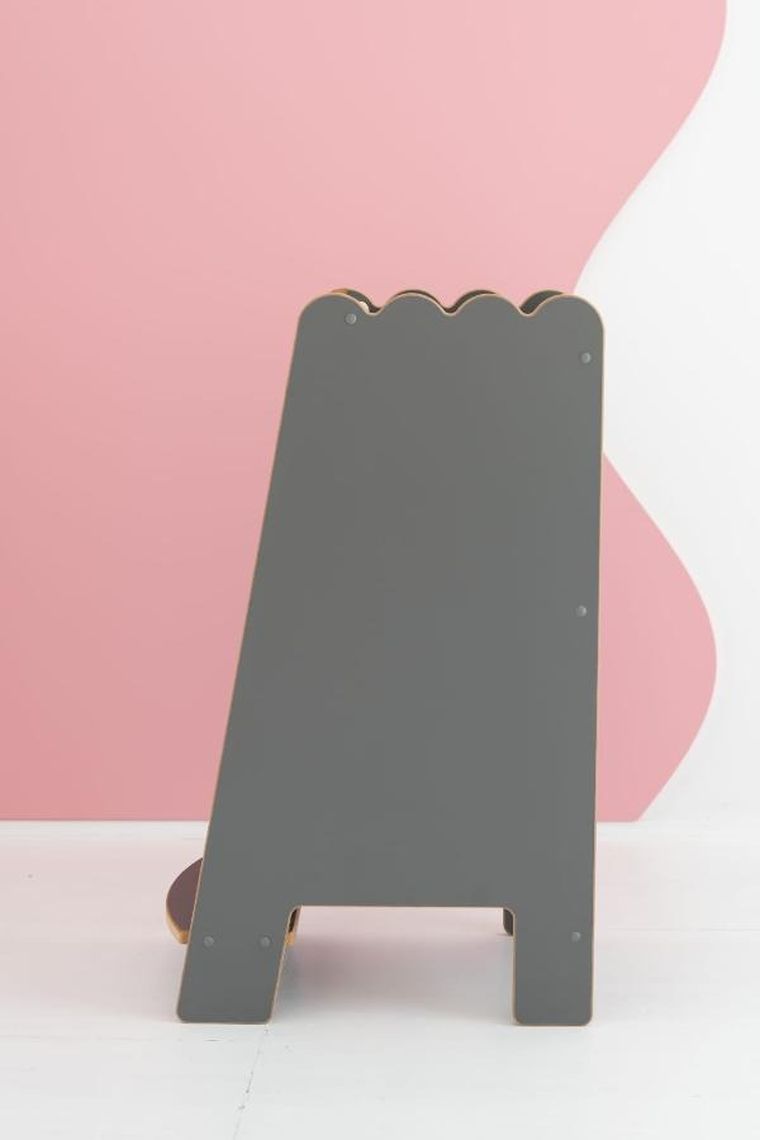 tupti.wood, Kitchen Helper, Bubble z falbanką, pomocnik kuchenny, szary