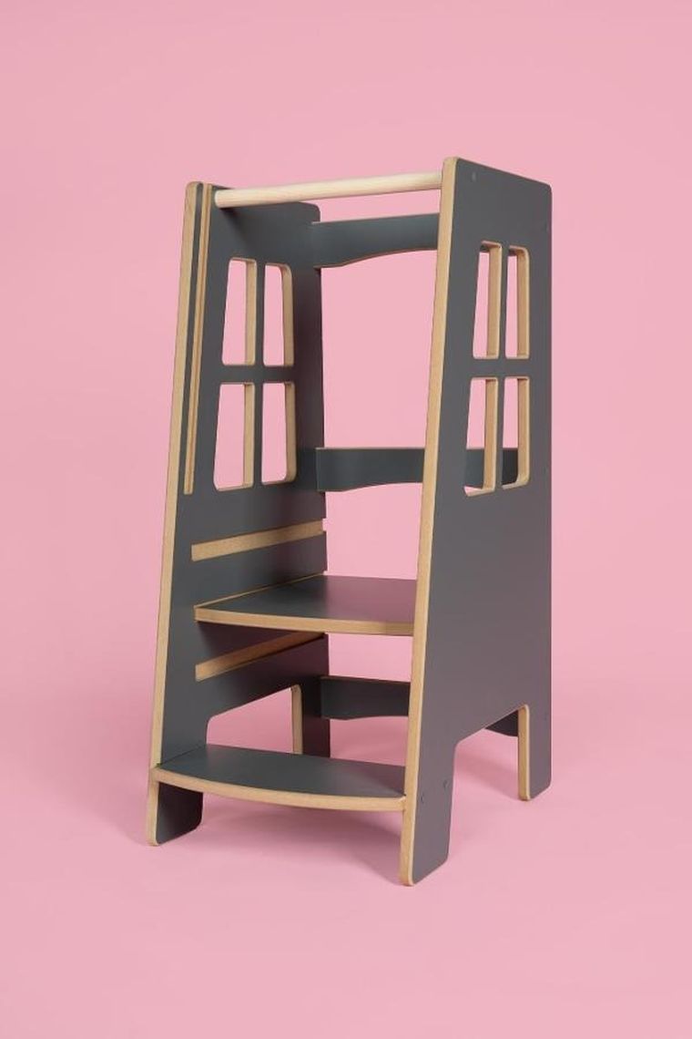 tupti.wood, Kitchen Helper, Extra Safe, pomocnik kuchenny, szary