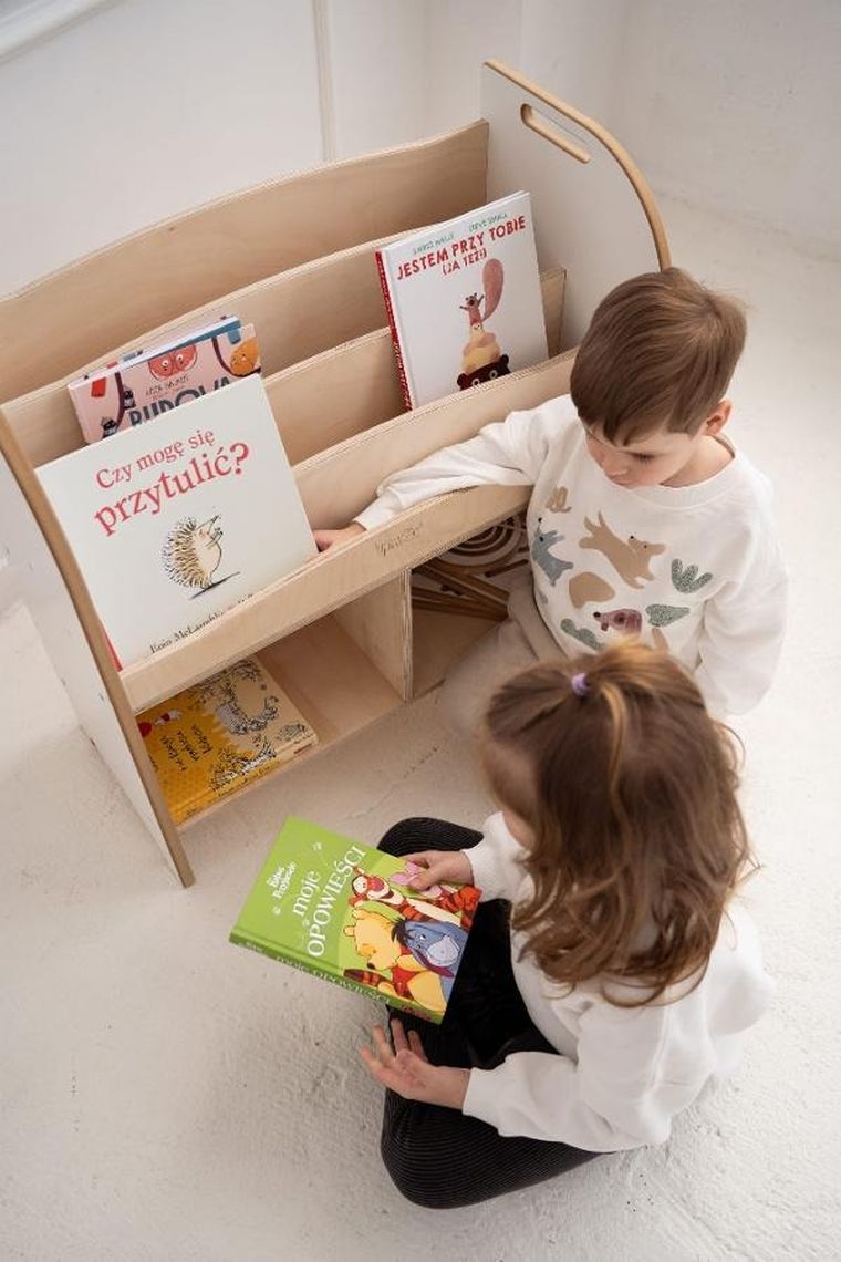 tupti.wood, Smart, biblioteczka, regał montessori