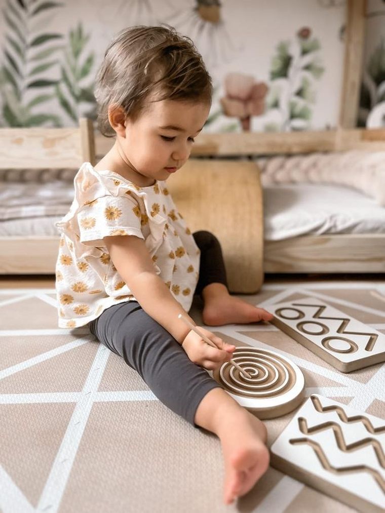 tupti.wood, tabliczki grafomotoryczne, 6 elementów