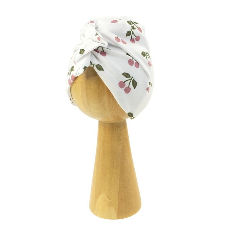 Turban dziewczęcy, biały, Nicol