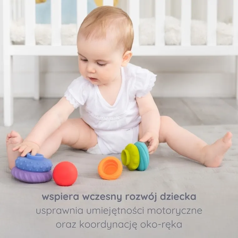 Ubbi, piramidka i gryzak, 2w1