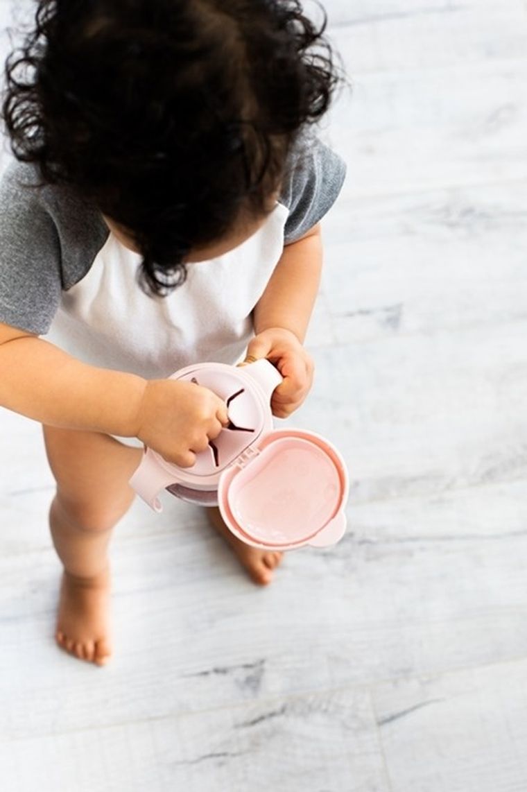Ubbi, Tweat, pojemnik na przekąski, Blush Pink