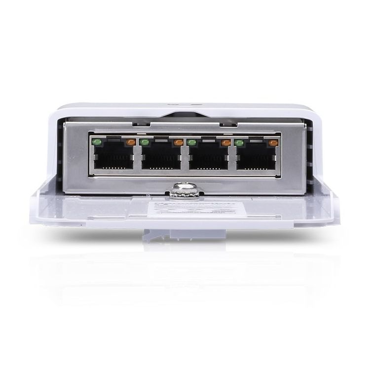 Ubiquiti, switch, 4xRJ45, 1000Mb/s, passive PoE, zewnętrzny
